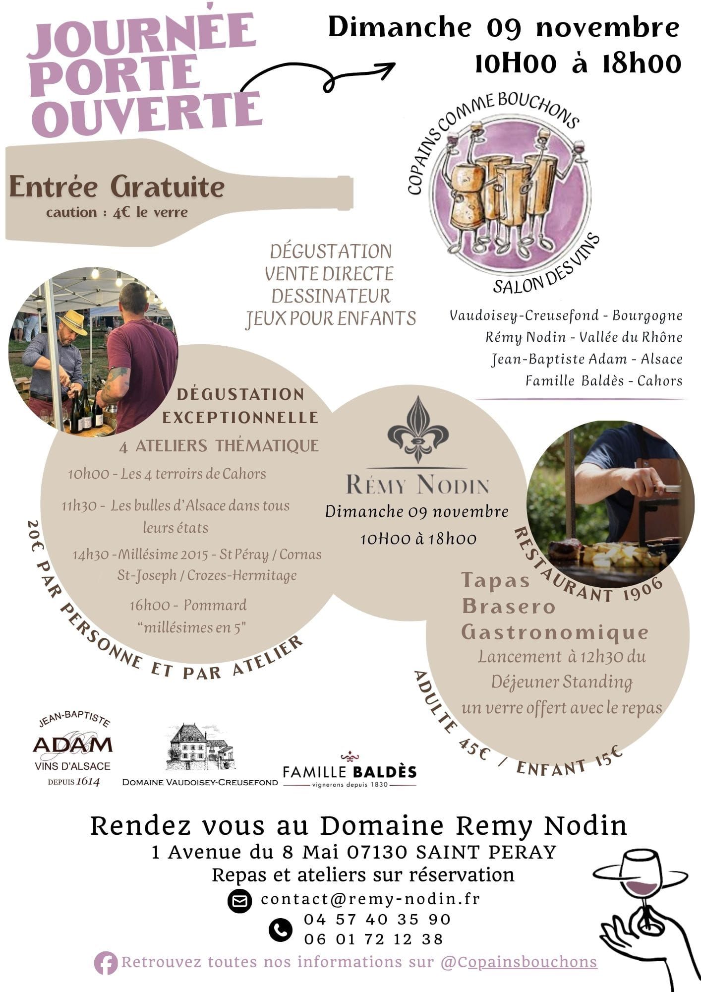 affiche copains comme bouchons 2025 Rémy Nodin
